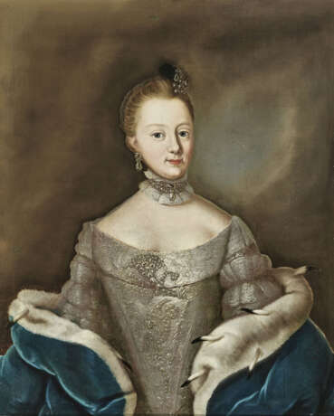 Unbekannt, 18. Jahrhundert. Bildnis einer Fürstin - photo 1