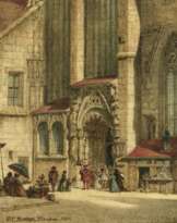 Die Brautthüre an der St. Sebalduskirche in Nürnberg 