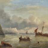 Kannemans, Christiaan Cornelis . Fischer- und Segelboote vor der Kanalküste - photo 1