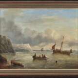 Kannemans, Christiaan Cornelis . Fischer- und Segelboote vor der Kanalküste - Foto 2