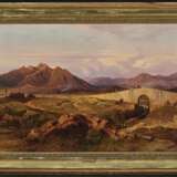 Italien (Alessandro Castelli, 1809 Rom - 1902 ebenda, ?), 19. Jahrhundert. Campagnalandschaft mit Brücke - photo 2