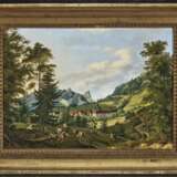 Süddeutsch, 19. Jahrhundert. Waldarbeiter vor dem Kloster Ettal - фото 2