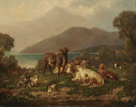 Reinhardt, Louis (Ludwig) . Kühe auf der Weide - фото 1