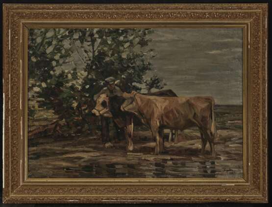 Seyler, Julius . Bauer mit zwei Kühen - фото 2