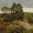 Landschaft mit Bäumen und Felsen - Auktionsarchiv