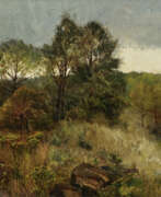 Johann Sperl. Landschaft mit Bäumen und Felsen 