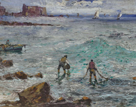 Pratella, Fausto . Fischer vor der Küste Neapels - Foto 1