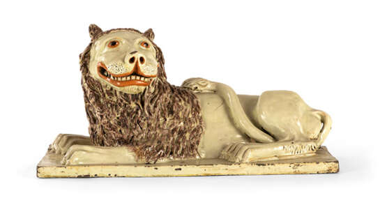 Grosser Löwe aus Terracotta - Foto 1