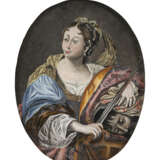 Hinterglasmalerei - Judith mit dem Haupt des Holofernes - photo 1