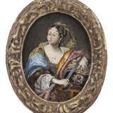 Hinterglasmalerei - Judith mit dem Haupt des Holofernes - photo 2