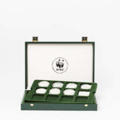 WWF - Schatulle mit 8 Münzen, darunter