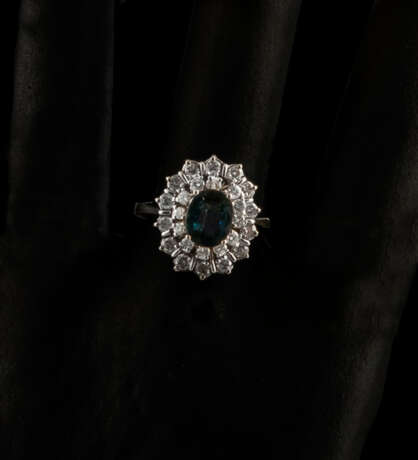 Saphir-Diamant-Ring - фото 1