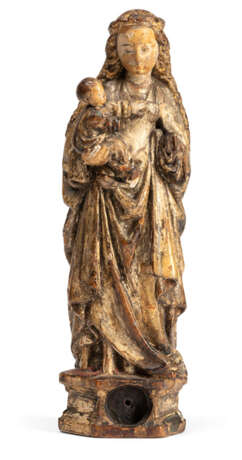 Seltene Reliquienfigur - Madonna mit Kind - Foto 1