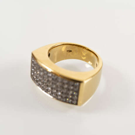 DIAMANTRING, 750 Gelbgold/WG, DIAM. - Foto 3