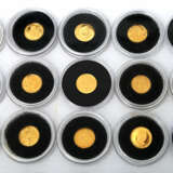 GOLD - Die kleinsten Goldmünzen der Welt, 24 Stück, - photo 2