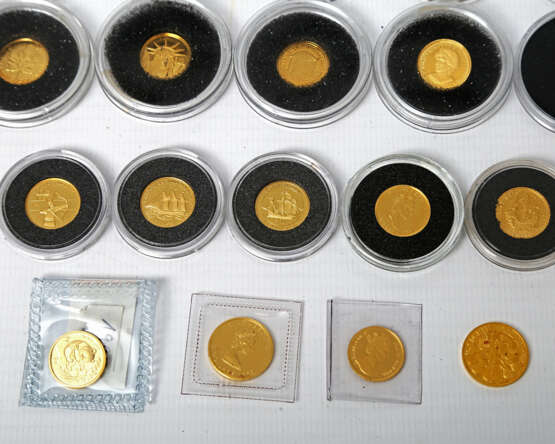 GOLD - Die kleinsten Goldmünzen der Welt, 24 Stück, - Foto 3