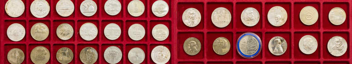 Münzen, Medaillen, Briefmarken