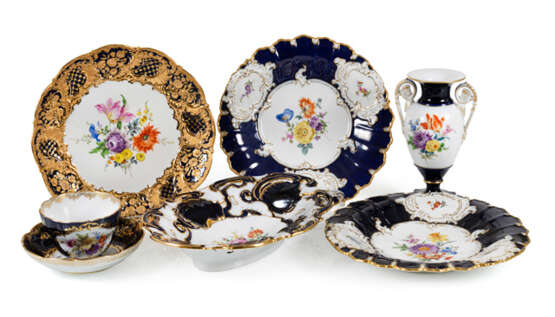 4 SCHALEN,VASE,TASSE, MEISSEN, - фото 1