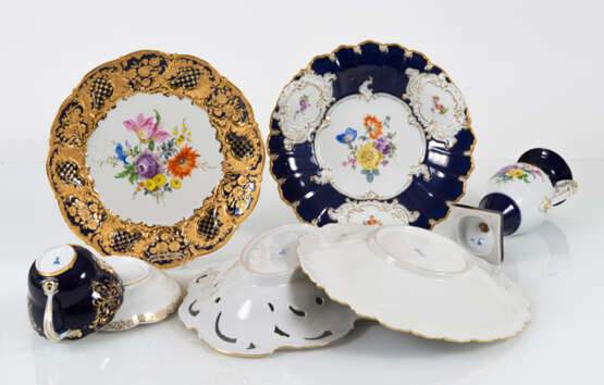 4 SCHALEN,VASE,TASSE, MEISSEN, - фото 2