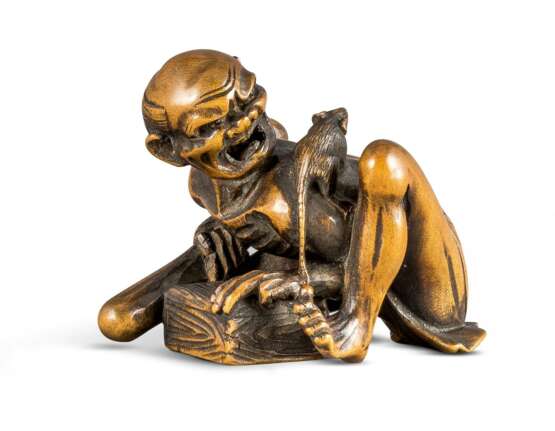 Netsuke: Rattenfänger - photo 1