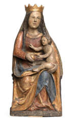 THRONENDE MADONNA MIT KIND