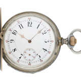 Taschenuhr: äußerst prächtige Tula-Savonnette Rotgold/Silber, Ankerchronometer hochfeiner Qualität, B. Haas Jne & Cie Geneve No.16067, ca.1890 - Foto 2
