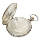 Taschenuhr: äußerst prächtige Tula-Savonnette Rotgold/Silber, Ankerchronometer hochfeiner Qualität, B. Haas Jne & Cie Geneve No.16067, ca.1890 - Foto 7