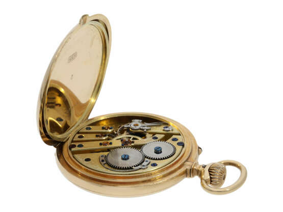 Taschenuhr: sehr seltene goldene IWC Präzisionstaschenuhr der Qualität "EXTRA", No. 181428, Schaffhausen ca. 1897 - Foto 3