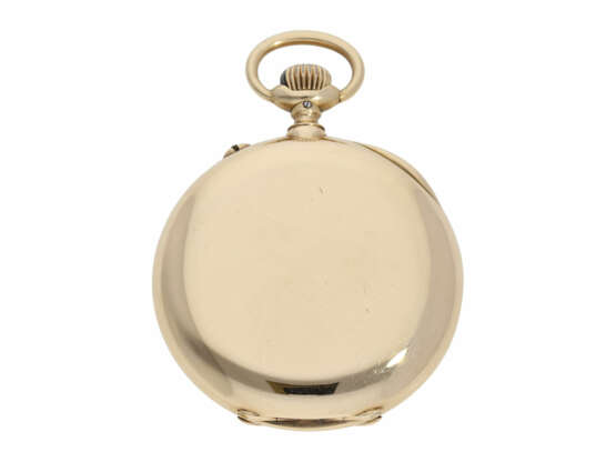 Taschenuhr: sehr seltene goldene IWC Präzisionstaschenuhr der Qualität "EXTRA", No. 181428, Schaffhausen ca. 1897 - photo 6