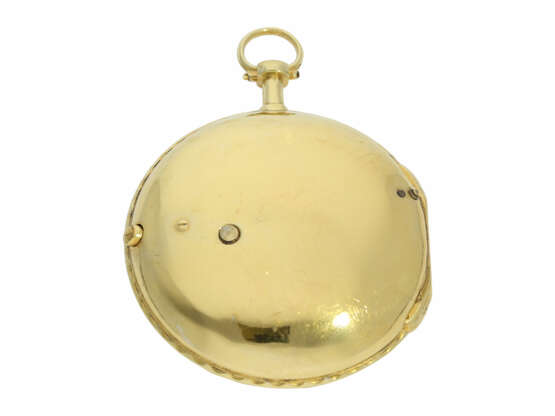 Taschenuhr: außergewöhnlich gut erhaltene, große Spindeluhr für den osmanischen Markt, königlicher Uhrmacher Julien Le Roy No. 10840, ca.1780 - photo 2