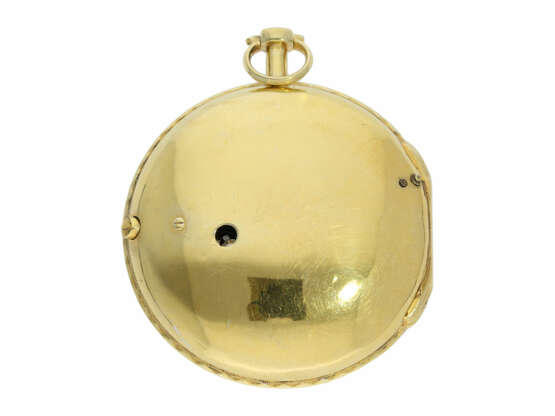Taschenuhr: außergewöhnlich gut erhaltene, große Spindeluhr für den osmanischen Markt, königlicher Uhrmacher Julien Le Roy No. 10840, ca.1780 - Foto 6