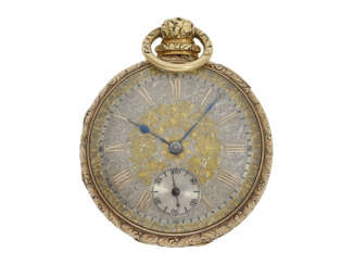 Taschenuhr: Liverpooler Prunktaschenuhr, um 1830, mit anhaltbarer Sekunde und "Liverpool Windows", Joseph Johnson Liverpool No.16901