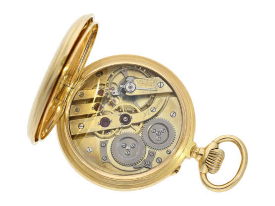 Taschenuhr: exquisites Taschenchronometer No.12501, gefertigt von Audemars im Auftrag des russischen Zaren, ca. 1890 - Foto 2