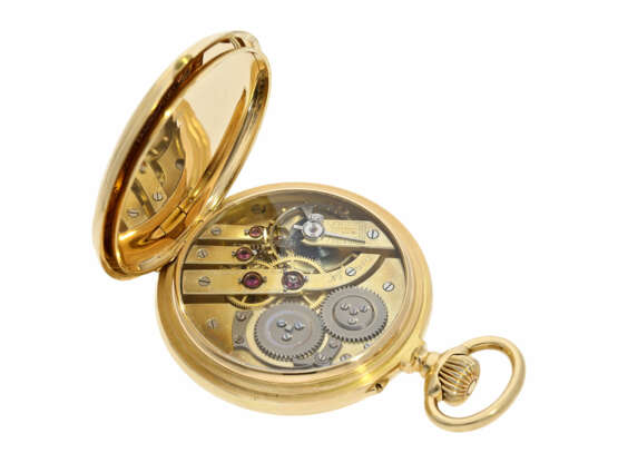 Taschenuhr: exquisites Taschenchronometer No.12501, gefertigt von Audemars im Auftrag des russischen Zaren, ca. 1890 - Foto 3