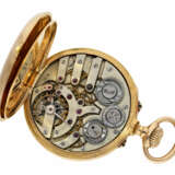 Taschenuhr: feine, komplizierte Taschenuhr mit Seconde Morte und Tandemaufzug, signiert Lippetz No.13190, ca. 1870 - photo 4