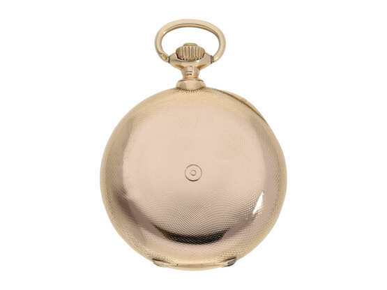 Taschenuhr: frühe und sehr seltene IWC Goldsavonnette Kaliber Jones No.9902, ca. 1876 - Foto 2