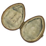 Anhängeuhr: museale, außergewöhnlich große Gold/Emaille-Anhängeuhr mit Perlen- und Diamantbesatz, zugeschrieben Piguet & Capt à Geneve, mit Originalbox, ca. 1810 - photo 7