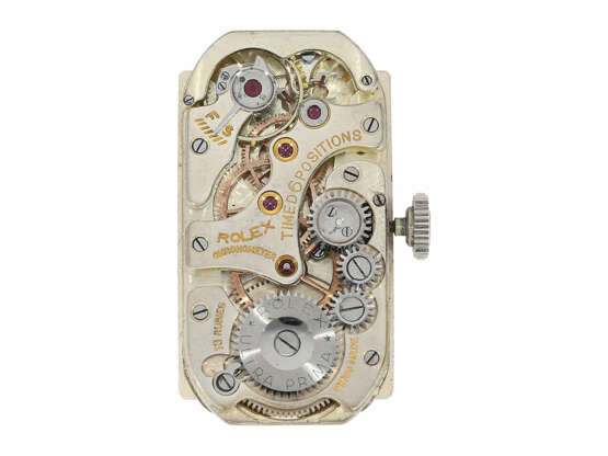 Armbanduhr: Rolex Prince Brancard Observatoriums-Chronometer in extrem seltener Ausführung Rotgold/Weißgold mit Zierleiste, Ref. 971, 30er-Jahre - photo 2