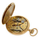 Taschenuhr: schweres, rotgoldenes Patek Philippe Chronometer, "Chronometro Gondolo" No. 134618, Genf ca.1907 - photo 3