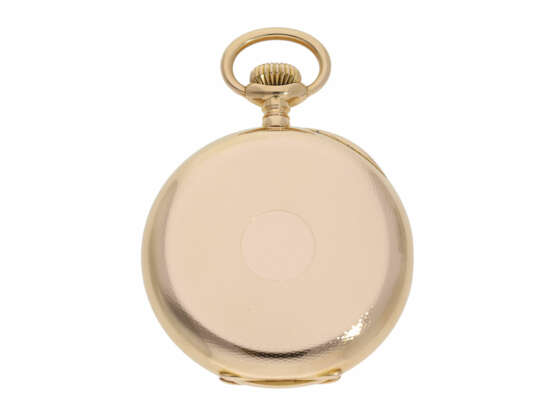 Taschenuhr: schweres, rotgoldenes Patek Philippe Chronometer, "Chronometro Gondolo" No. 134618, Genf ca.1907 - Foto 8