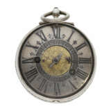 Taschenuhr: museale Doppelgehäuse-Oignon mit Alarm, bedeutender Uhrmacher, signiert Jean Rousseau (1606-1684) - photo 3