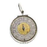 Taschenuhr: frühe einzeigrige Sackuhr mit Alarm, signiert Quare London, ca.1690 - photo 4