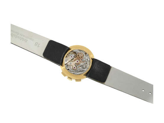Armbanduhr: extrem seltener Rolex Chronograph Antimagnetic, sog. "Moneta" mit unsichtbaren Bandanstößen No. 56741, ca.1938 - Foto 5