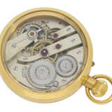 Taschenuhr: hochfeine Präzisionstaschenuhr mit Chronometerhemmung nach Grossmann Glashütte, vermutlich Schuluhr oder Meisterstück im speziell dafür angefertigten Schaugehäuse, ca. 1890 - photo 3