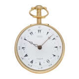 Taschenuhr: bedeutende, große osmanische Clockwatch mit Grande Sonnerie, Petite Sonnerie und Repetition, 18K Gold, George Prior No. 16000, ca. 1800 - Foto 2