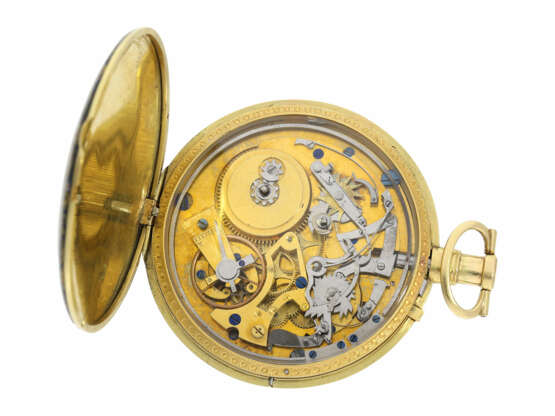 Taschenuhr: große und außergewöhnliche Emaille-Taschenuhr für den chinesischen Markt, fantastische Qualität, No.1782, vermutlich Genf um 1800 - фото 6