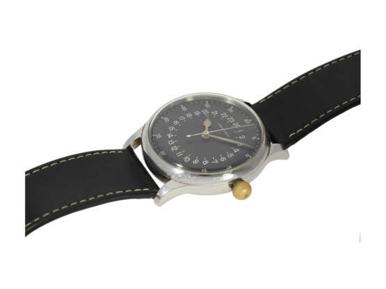 Armbanduhr: absolute Rarität, einzigartiges Navigation-Set, eine von nur 4 bekannten Longines Fliegeruhren der Ref.6630-1 und weitere seltene Navigations-Instumente aus dem Nachlass eines bedeutenden Lufthansa-Piloten, mit Longines Stammbuchauszug, 1954 - Foto 10