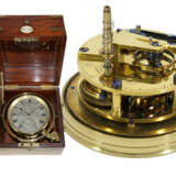 Marinechronometer: frühes, kleines Schiffschronometer von French London, No. 10119, 2. Hälfte 19. Jahrhundert. - фото 1