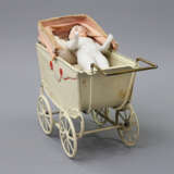 Miniatur-Puppenwagen, 1.H. 20. Jahrhundert, - Foto 1