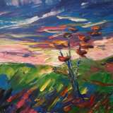 “Sunset” Canvas Oil paint Impressionist Landscape painting 2019 - photo 1